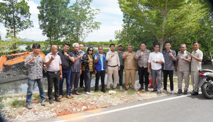 Komisi B DPRD Palopo Tinjau Proyek Normalisasi Sungai To’ciung
