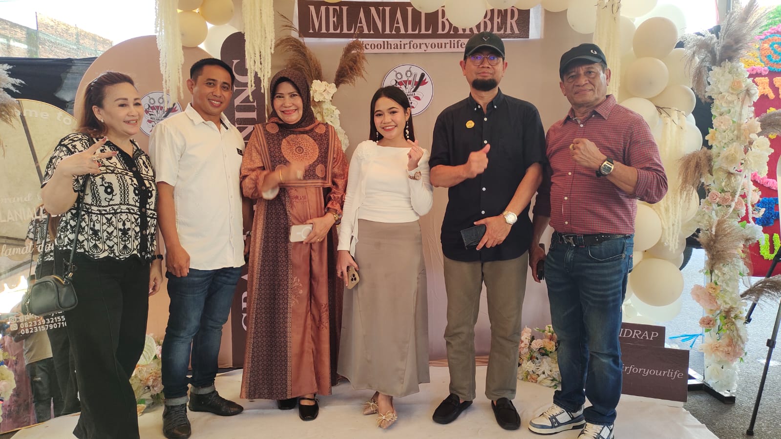 Melaniall Barber Dibuka, Dihadiri Anggota DPRD dan Artis Ibu Kota