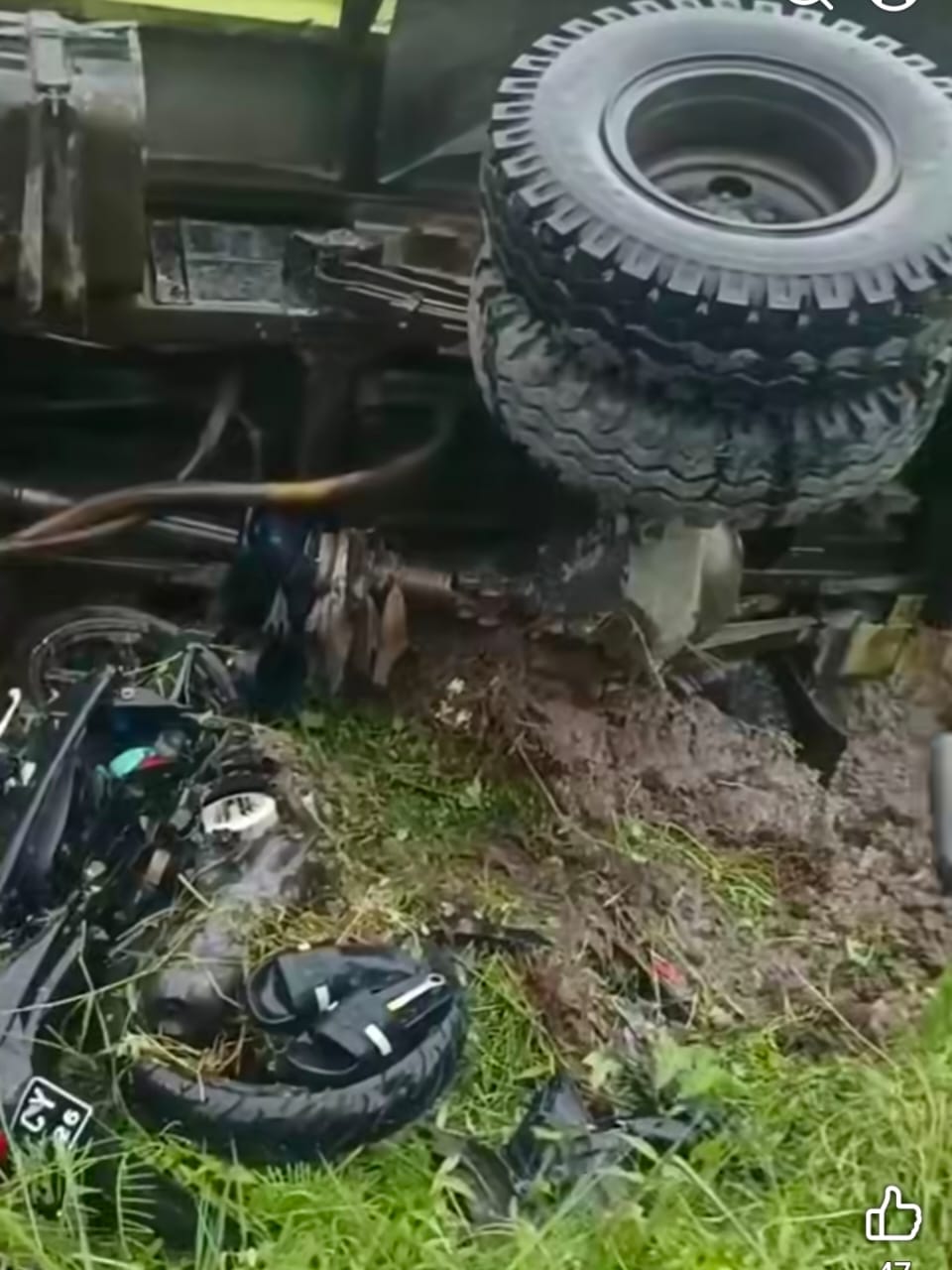 Pengendara Motor Tewas Usai Tabrakan di Poros Rappang–Lawawoi