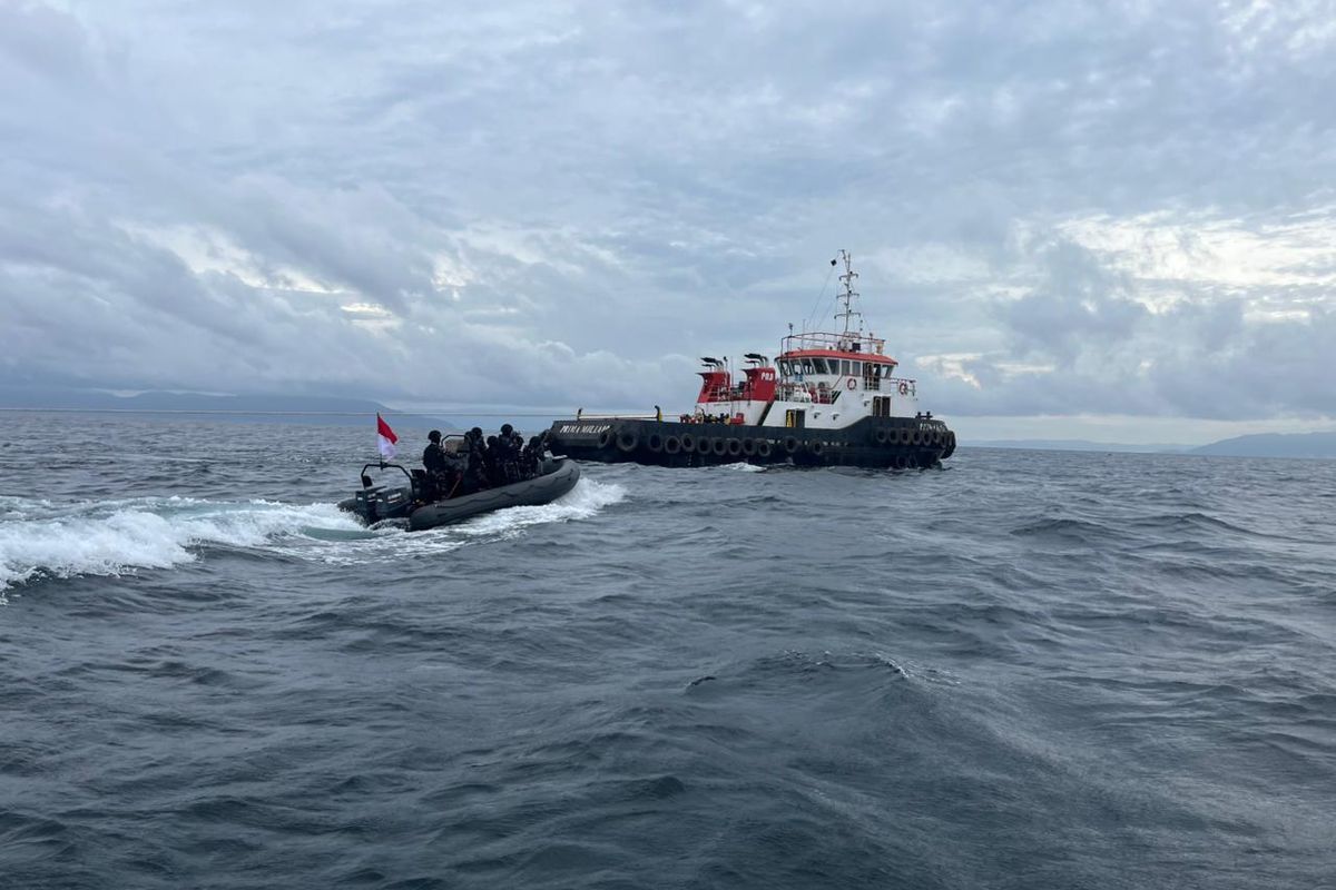Dua Kapal Bermuatan Nikel Diamankan TNI AL Saat Berlayar ke Morowali