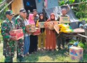 Kodim 1420 Sidrap Bantu Sembako untuk Amir, Warga Belokka Kurang Mampu
