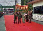 Setelah Sertijab, Dandim 1420 Sidrap Tiba dan Diterima dengan Tradisi Adat