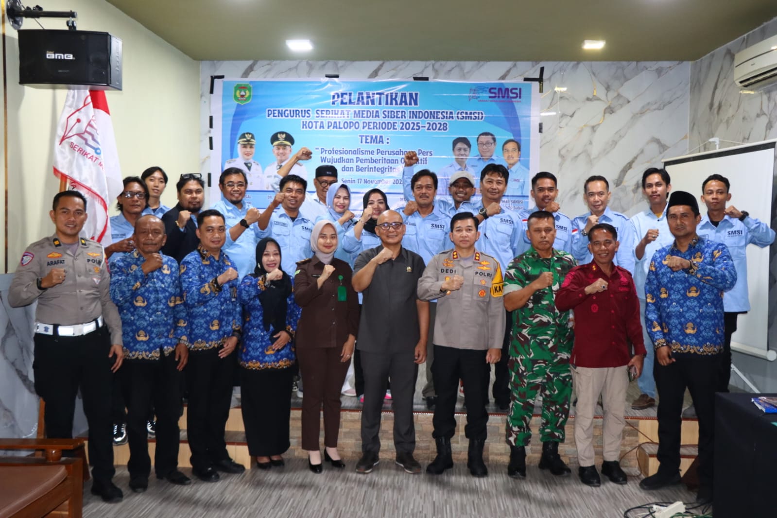 Pengurus SMSI Palopo 2025–2028 Dilantik, Awali Babak Baru Media Siber