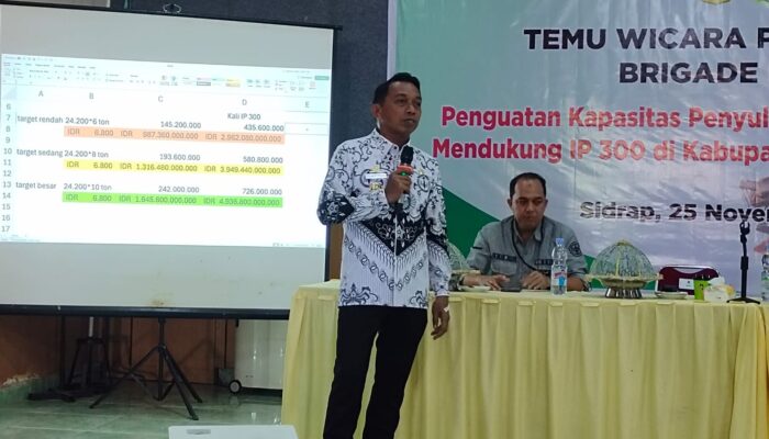 Temu Wicara Brigade Pangan, Syaharuddin Alrif Paparkan Potensi Besar IP300