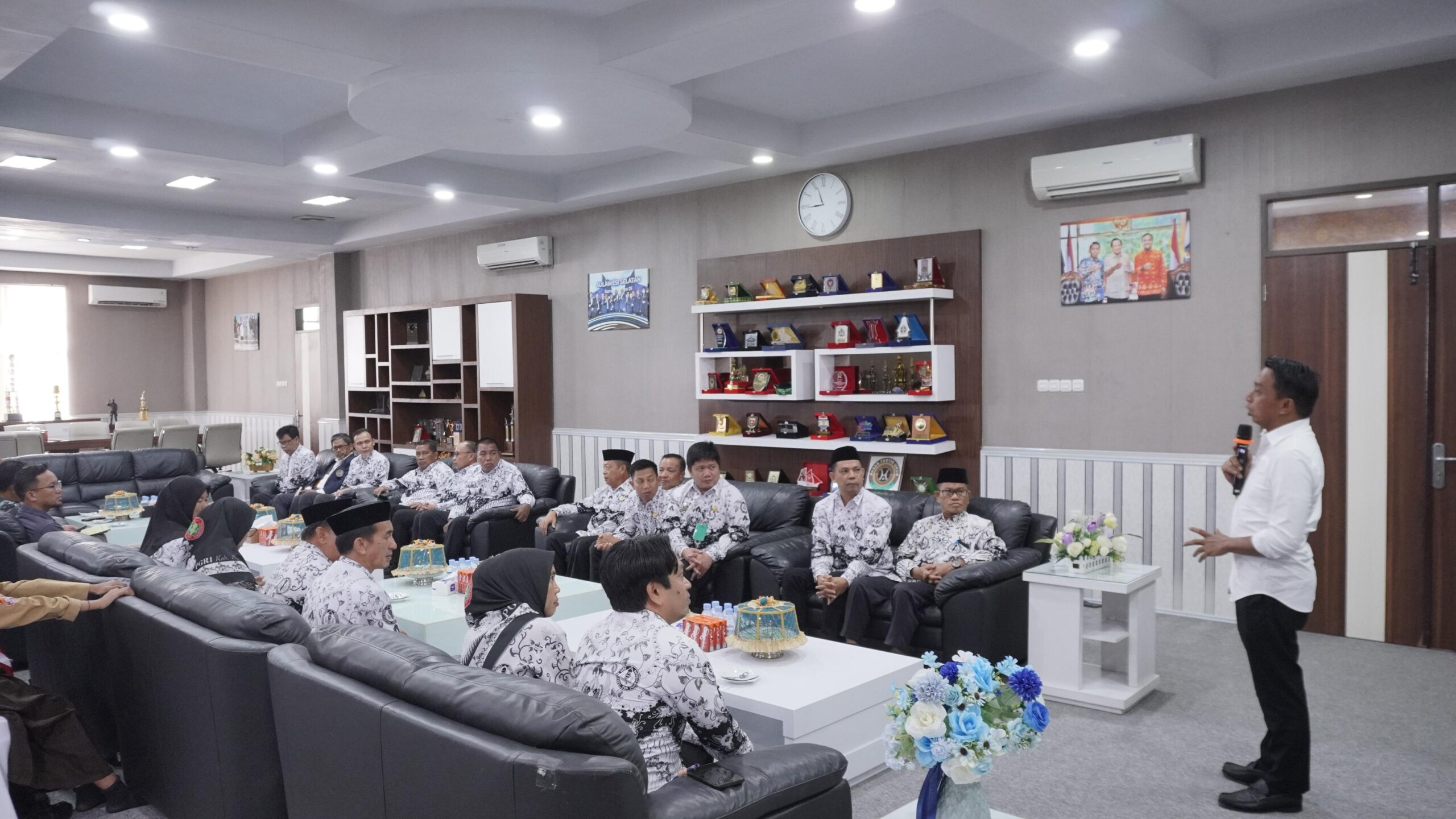 Bupati Sidrap Tegaskan Komitmen Besar Majukan Pendidikan, Ikuti Tahap Verval Dwija Praja Nugraha