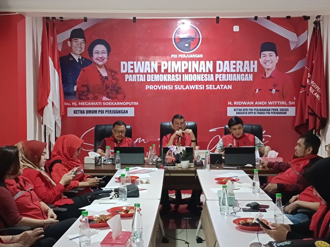 PDIP Sulsel Gelar Konferda dan Konfercab Serentak di Makassar, Ini yang Akan Dibahas