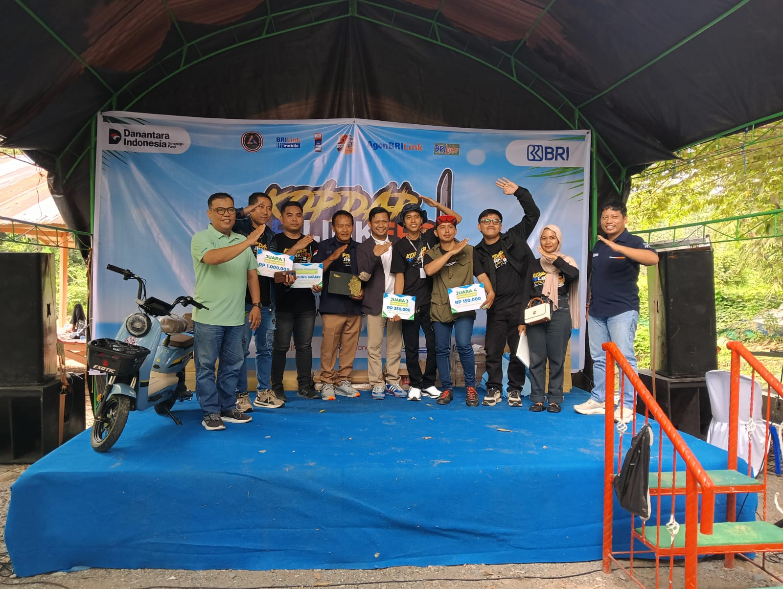Kopdar BRILink Sawerigading Meriah dan Banjir Hadiah