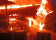 Rumah Panggung di Lalebata Ludes Terbakar, Diduga Akibat Arus Pendek