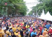 31 Ribu Warga Padati Jalan Sehat HUT ke-418 Kota Makassar