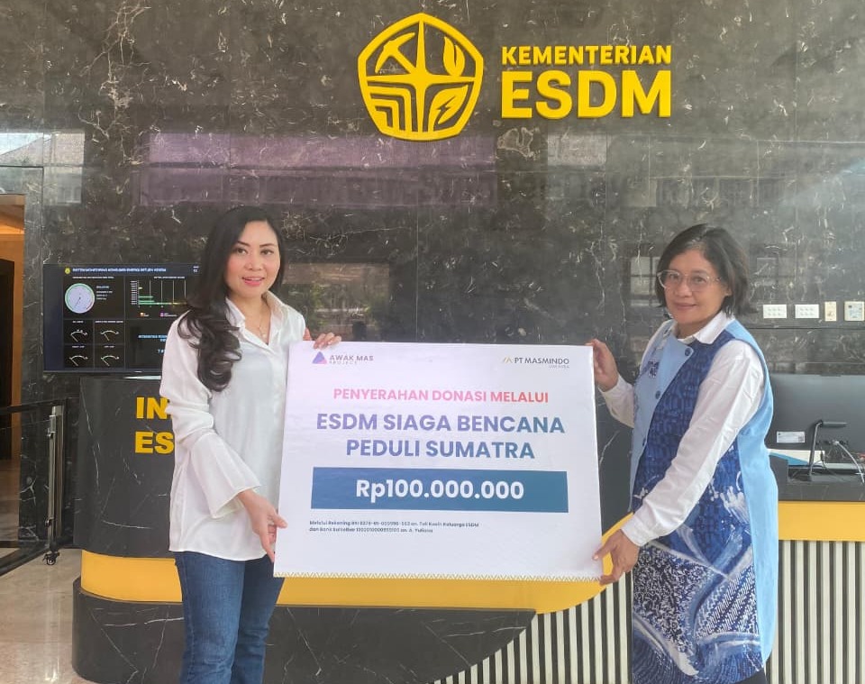 Masmindo Turun Tangan, Salurkan Bantuan Bencana Sumatera via Kementerian ESDM