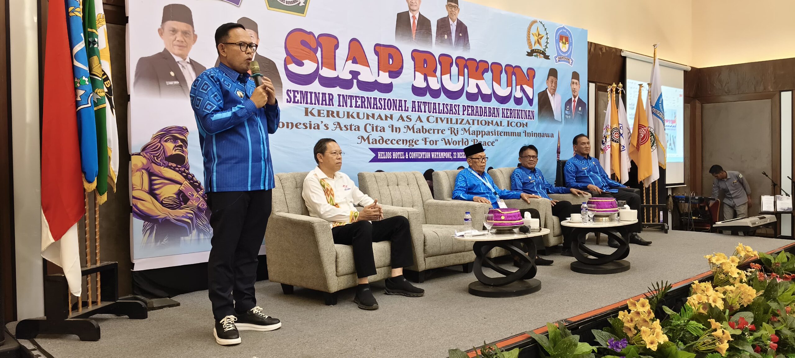 Wabup Bone Tutup Seminar Internasional FKUB: Kerukunan Adalah Investasi Peradaban