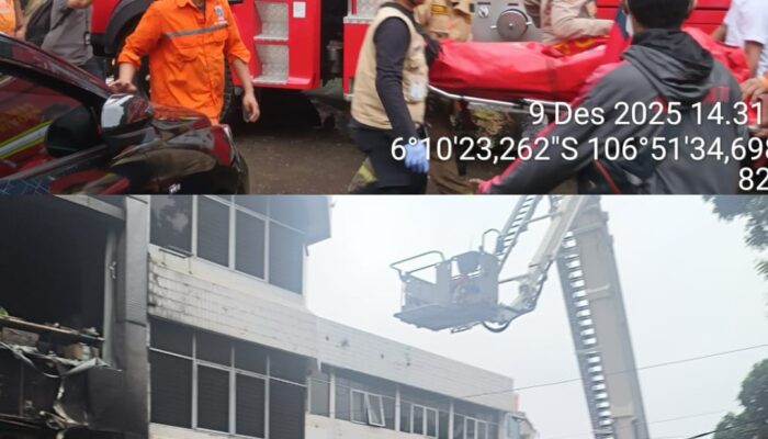 Gedung Terra Drone Terbakar Hebat hingga Tewaskan 22 Orang