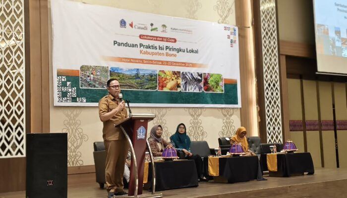 Wabup Bone Buka Lokakarya “Isi Piringku Lokal”, Dorong Konsumsi Pangan Daerah