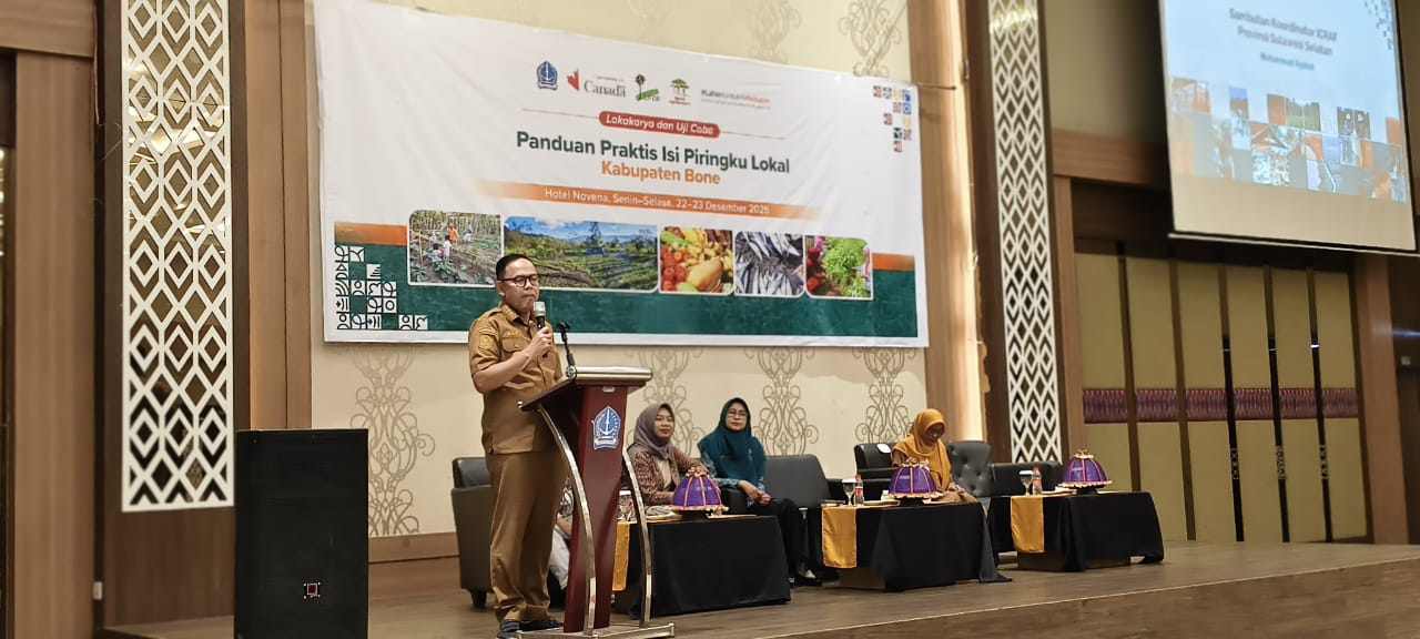 Wabup Bone Buka Lokakarya “Isi Piringku Lokal”, Dorong Konsumsi Pangan Daerah