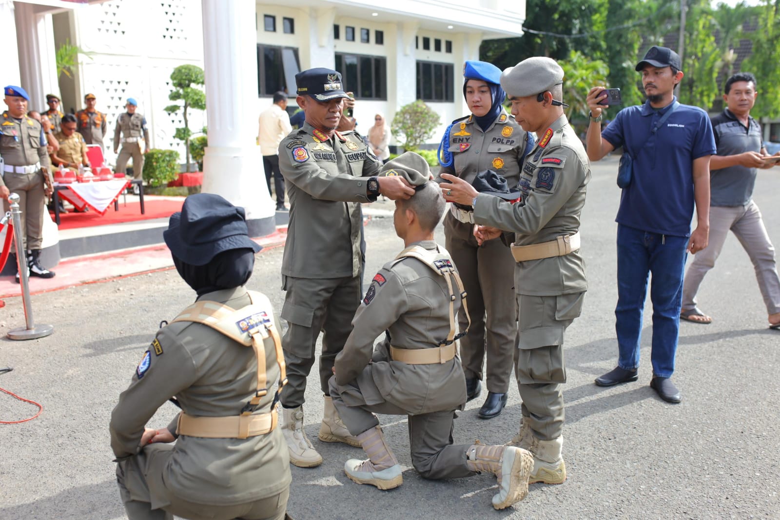 Bupati Bone Resmi Tutup Diklatsar Satpol PP 2025