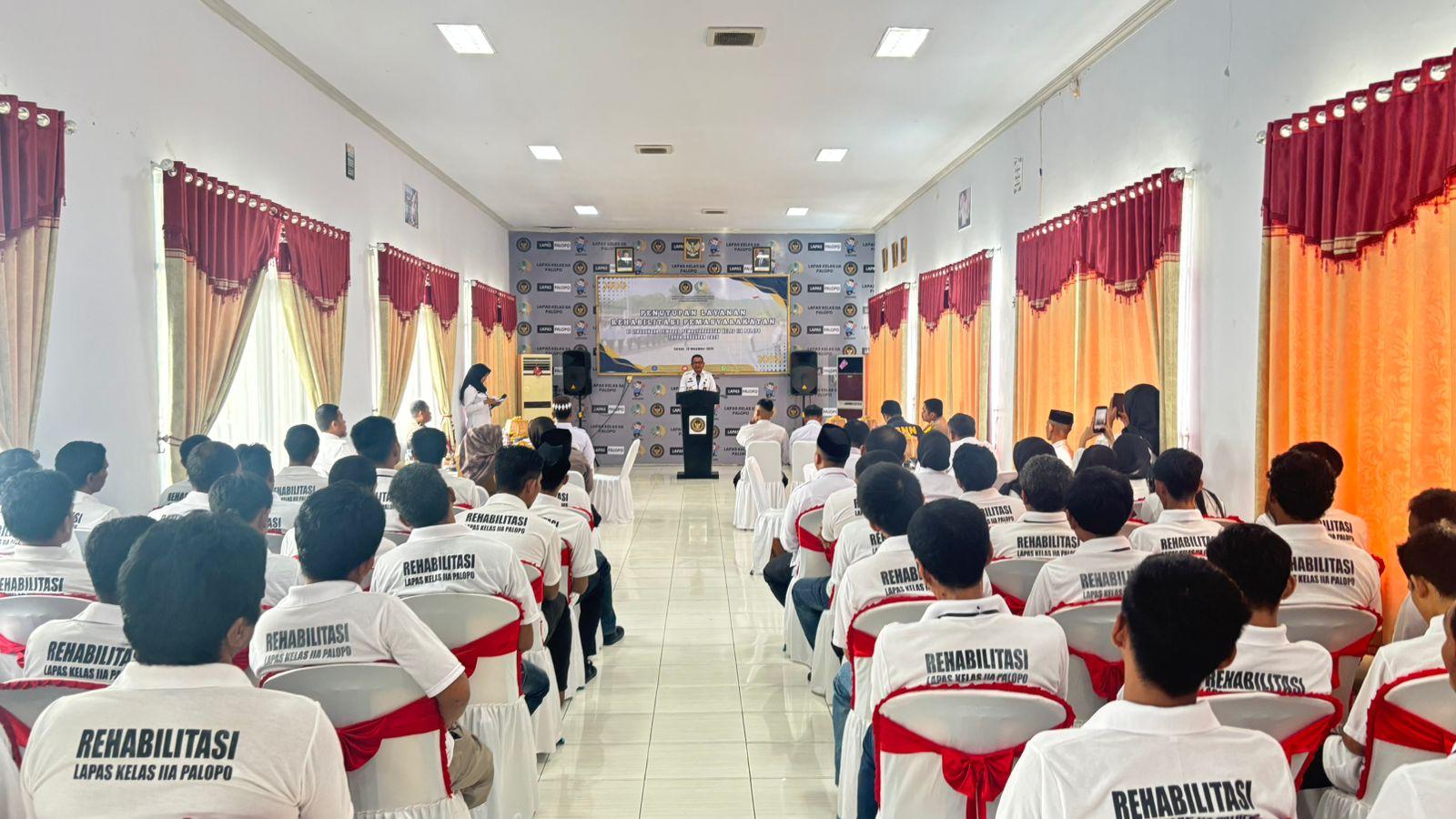 84 WBP Lapas Palopo Tuntaskan Program Rehabilitasi Medis dan Sosial