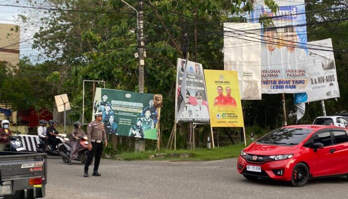 Commander Wish, Satlantas Polres Bone Atur Lalu Lintas Sore