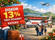Diskon Tiket Pesawat 13 Persen Berlaku Selama Nataru, Bandara Bua Siap Layani Lonjakan Penumpang