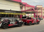 Ratusan Mobil Berstiker PSI di Sidrap, Jelang Rakernas Makassar