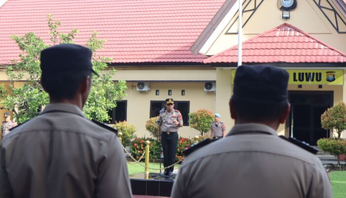 Awal 2026, Kapolres Luwu Tekankan Pemahaman Hukum dan Kesehatan Personel