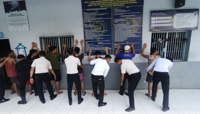 Perkuat Deteksi Dini, Jose Quelo Pimpin Penggeledahan Kamar Warga Binaan