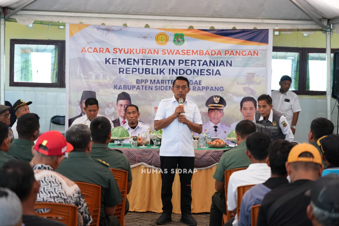 Nobar Pengumuman Swasembada Pangan, Bupati Sidrap Apresiasi Kinerja Penyuluh