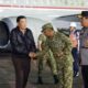 Transit di Maros, Menhan RI Disambut Hangat Pangdam XIV/Hasanuddin