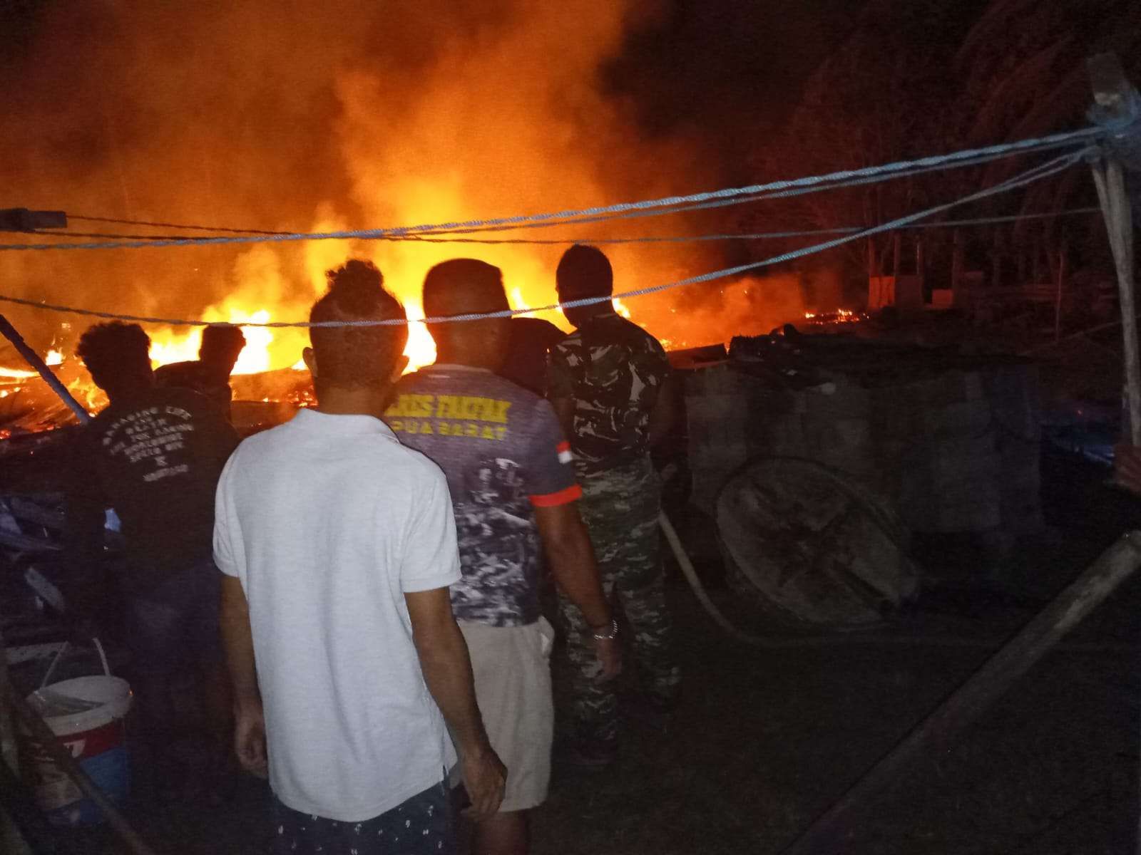 11 Rumah di Fakfak Jadi Arang Akibat Pelita dan Kompor