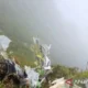 Badan dan Ekor Pesawat ATR 42-500 Ditemukan di Ceruk Puncak Bulusaraung