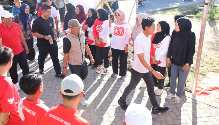 Gelontorkan Rp13,1 Miliar, Andi Asman Sulaiman Resmikan Jalan Paving dan Drainase Anti Banjir