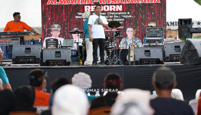 Silaturahmi Pelaku Seni Sidrap Terjalin dalam Reuni Akbar Alwarda Wisatananda Reborn