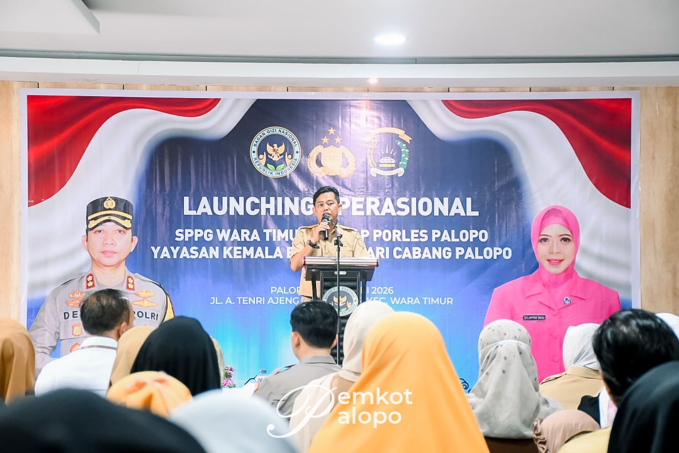 Resmikan Dapur Gizi, Pj Sekda Palopo: Ini Inspirasi untuk Kesehatan Anak Didik