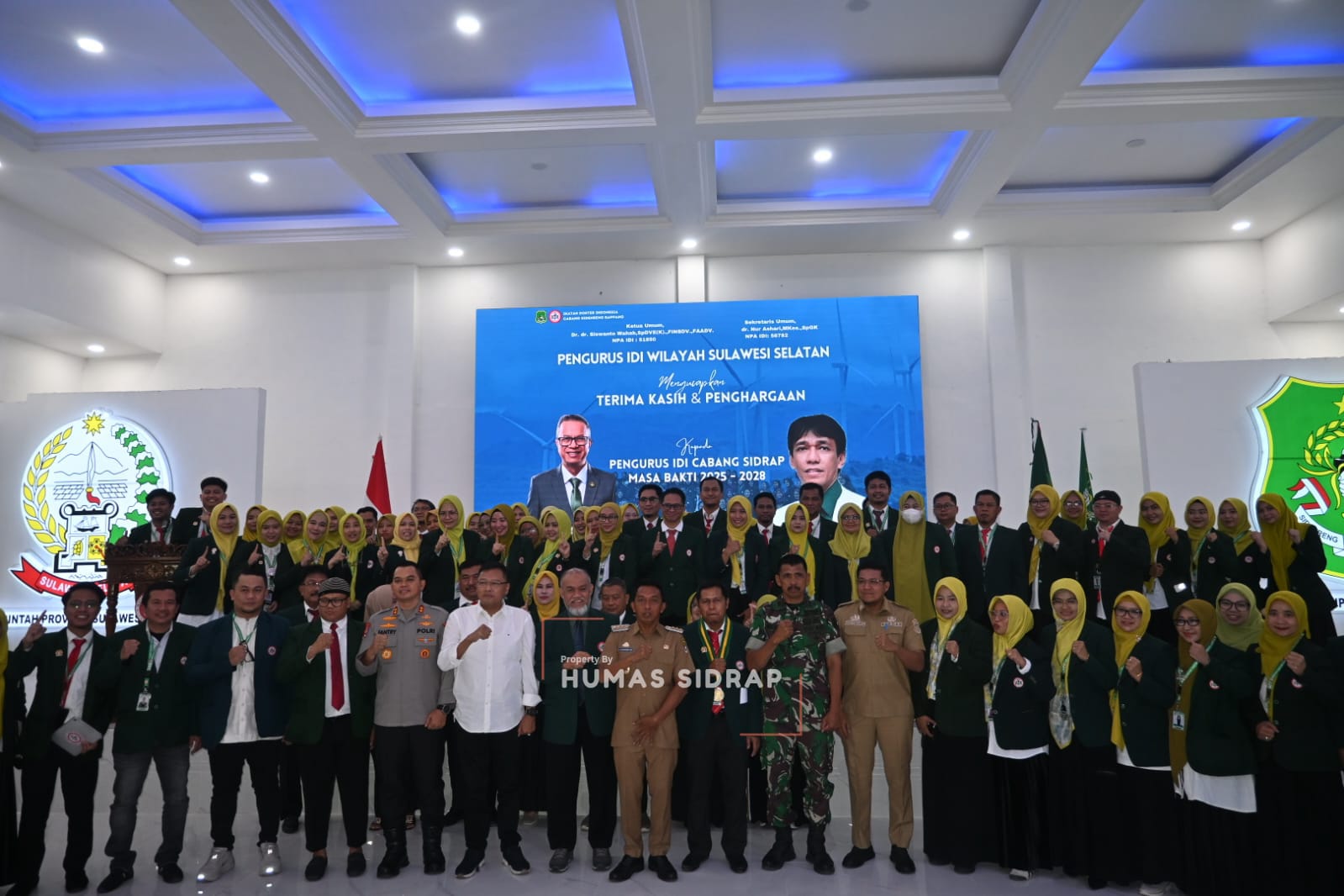 Lantik 107 Pengurus IDI, Syaharuddin Alrif Titip Target IPM Masuk 3 Besar Sulsel