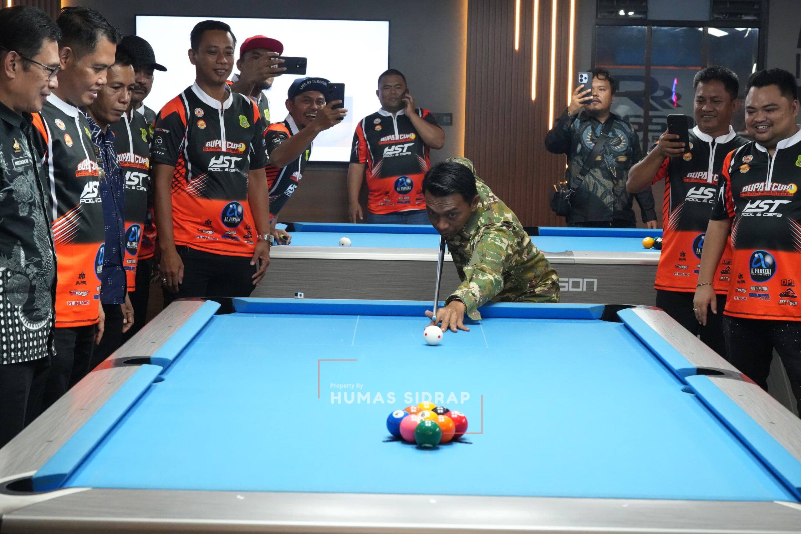 Buka Turnamen Biliar Bupati Cup I, Syaharuddin: Nikmati Prestasi dengan Sportivitas
