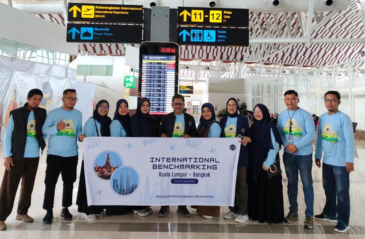 Tingkatkan Kompetensi Global, Pascasarjana UMS Rappang Benchmarking ke Malaysia dan Thailand
