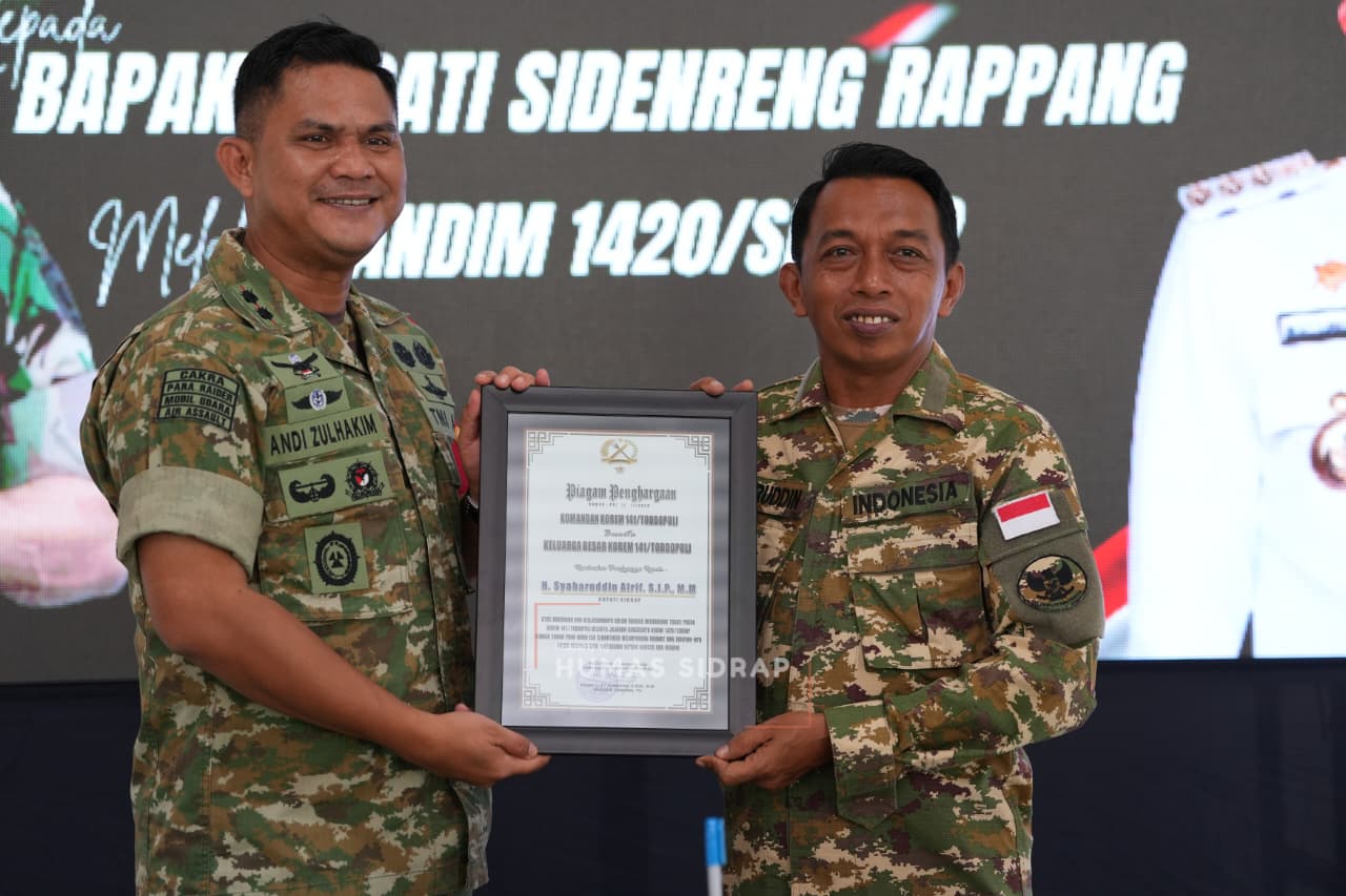 Sinergi TNI dan Pemkab, Sidrap Gencarkan Sosialisasi Koperasi Merah Putih
