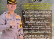 Polres Palopo Sosialisasi Sanksi Berat Tawuran: Bawa Sajam, Hukuman Berlipat