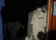 Penampakan Seragam Polisi RI di Antara Reruntuhan Markas Scam Kamboja