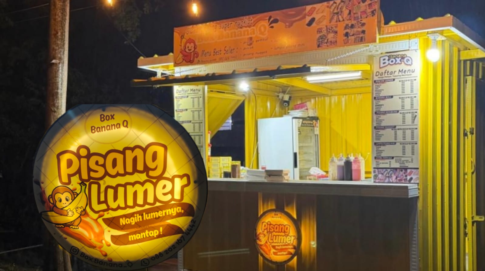 Manjakan Lidah Pencinta Manis, Banana Box Q Buka Gerai di Pangkajene Sidrap