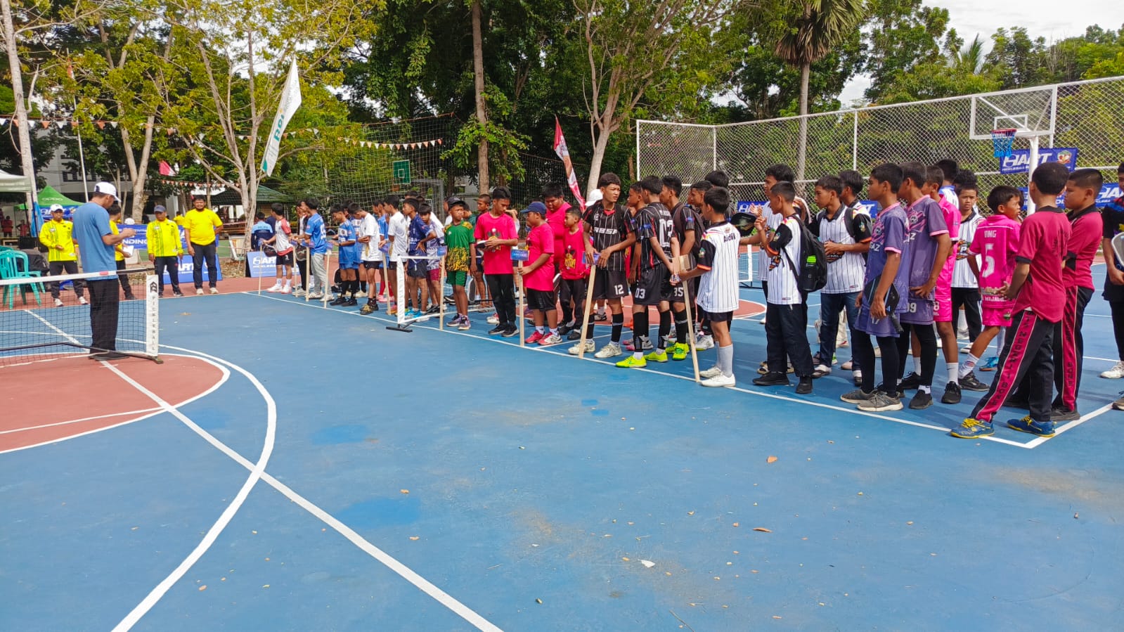 Puluhan Pelajar Ramaikan Turnamen Pickleball di Athirah Olympic Bone