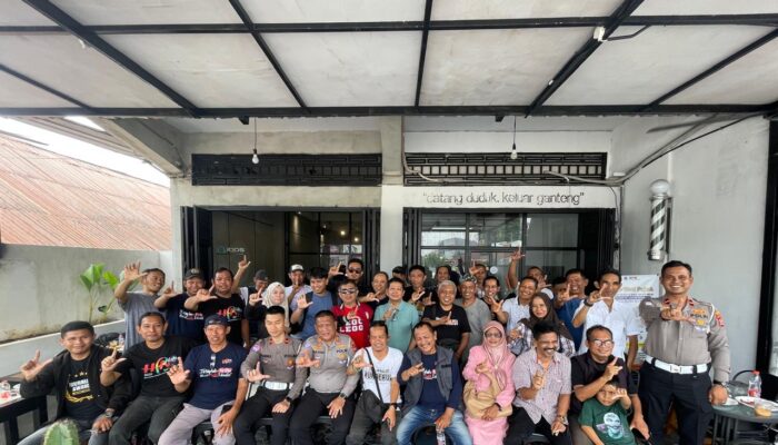 Pererat Silaturahmi, AKP Musmulyadi Ajak Awak Media Ngopi Bareng di Warkop Rabica