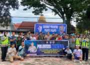 Bangun Kedekatan Emosional, Satlantas Polres Palopo Gelar Olahraga Bersama Warga