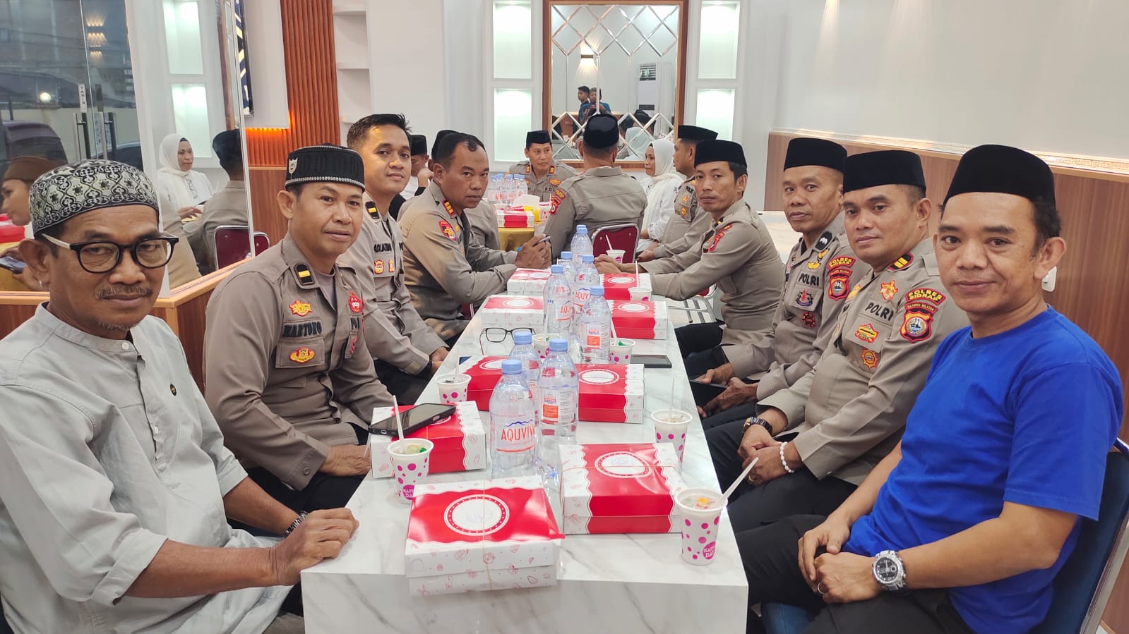 Pererat Sinergi, Polres Sidrap Gelar Buka Puasa Bersama Insan Pers dan Santuni Anak Yatim