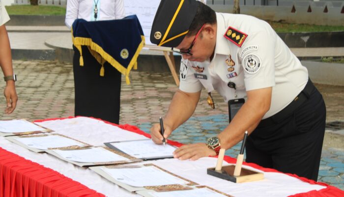 Menuju Birokrasi Bersih, Lapas Palopo Gelar Apel Penandatanganan Pakta Integritas