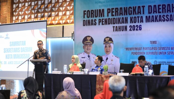 Sekda Makassar: Forum Disdik Bukan Seremonial, Jadi Penentu Arah Pendidikan 2027