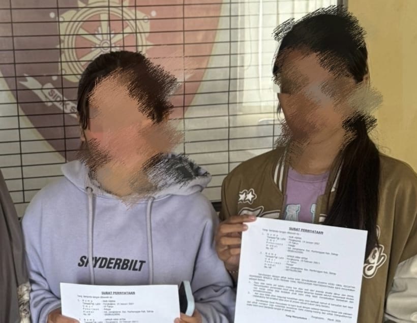 Viral Ugal-ugalan Bawa Tembakan Jeli, Dua Remaja Perempuan Diamankan Polres Sidrap