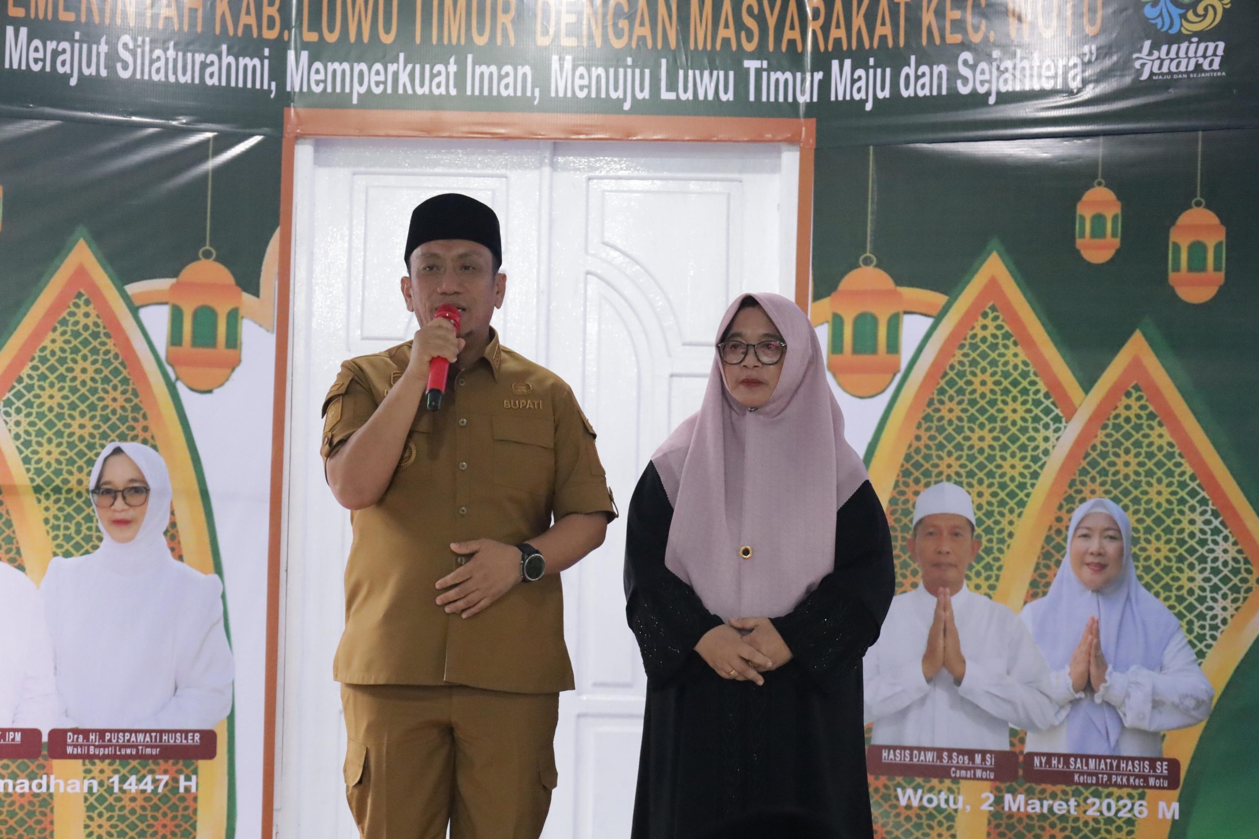 Safari Ramadhan di Wotu, Bupati Luwu Timur Kenalkan Program Layanan Garda Sehat
