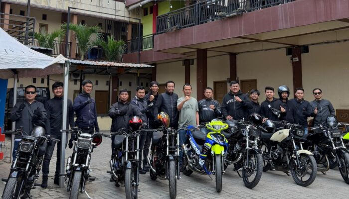 Ketua IMI Sidrap Wasianto Lepas Rombongan Touring Promosikan Potensi Wisata ke Toraja