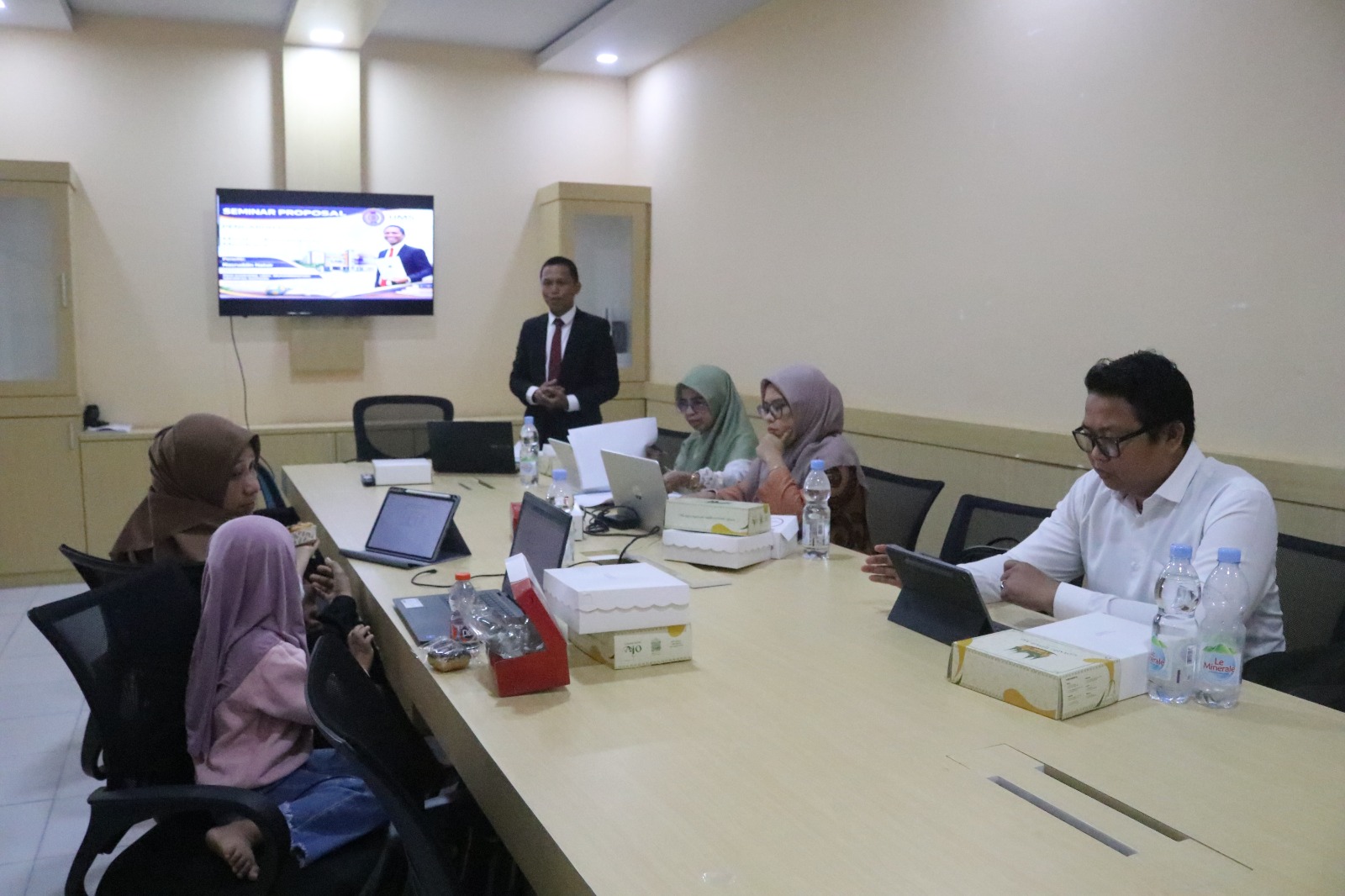 Angkat Isu Literasi Desa, Mahasiswa Pascasarjana UMS Rappang Gelar Seminar Proposal