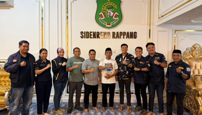 Dampingi DPD I AMPI Sulsel Temui Bupati Sidrap, IJ Harap Pengurus Baru Bersinergi